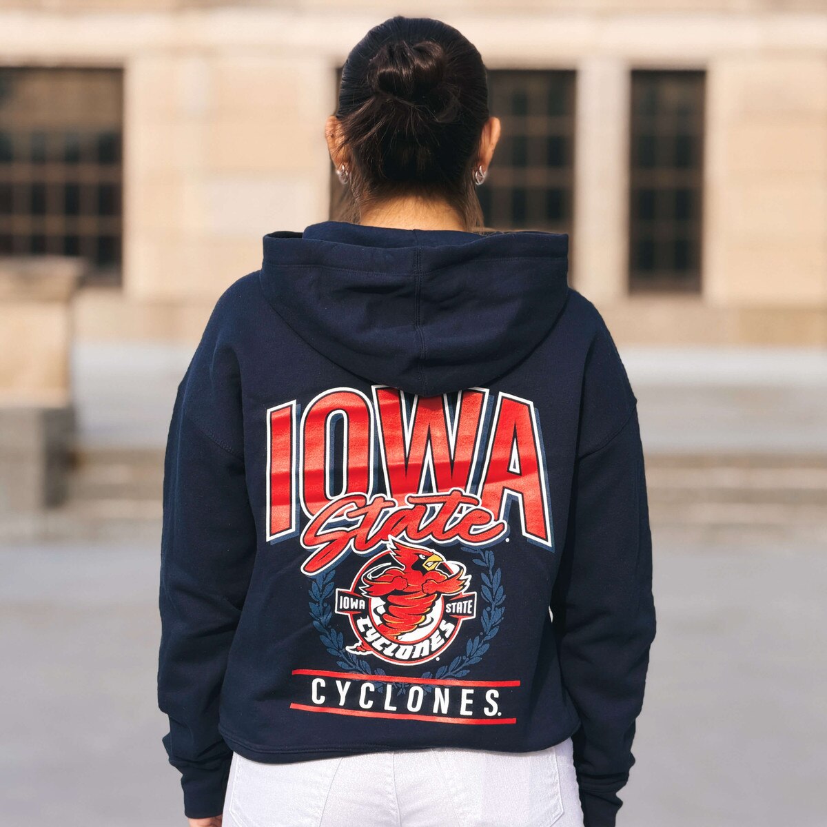 Champion® Women's Spirit Collection Navy Full-Zip Hoodie